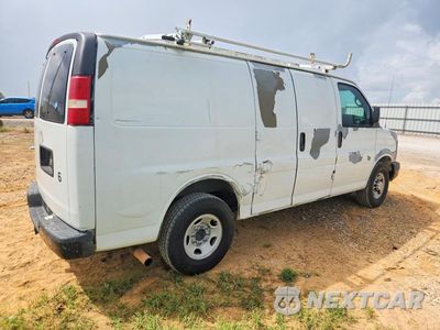 Trzecie zdjęcie samochodu z tyłu: 2011 CHEVROLET EXPRESS G2500 VIN:1GCWGFCA4B1189116 - miniatura