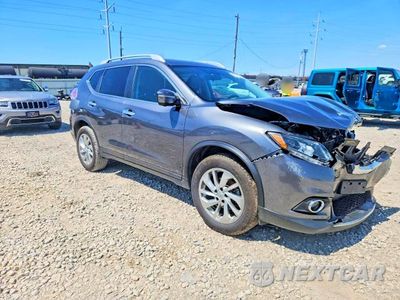 Czwarte zdjęcie samochodu z boku: 2014 NISSAN ROGUE SL VIN:5N1AT2MV7EC865112 - miniatura