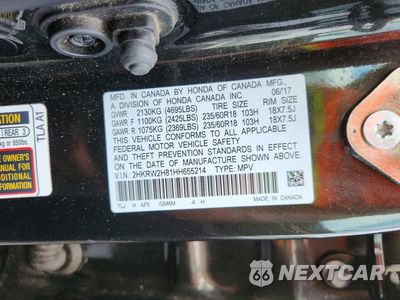 Zdjęcie 12 z 12 samochodu: 2017 HONDA CR-V EXL VIN:2HKRW2H81HH655214 - miniatura