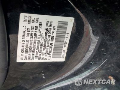 Zdjęcie 13 z 13 samochodu: 2010 HONDA ODYSSEY EXL VIN:5FNRL3H76AB108434 - miniatura