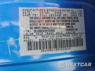 Zdjęcie 14 z 14 samochodu: 2022 NISSAN SENTRA SV VIN:3N1AB8CV3NY253642 - miniatura