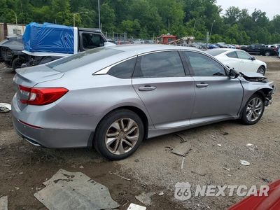 Trzecie zdjęcie samochodu z tyłu: 2019 HONDA ACCORD LX VIN:1HGCV1F15KA061184 - miniatura