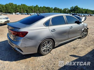 Trzecie zdjęcie samochodu z tyłu: 2022 KIA FORTE GT LINE VIN:3KPF54AD7NE503253 - miniatura