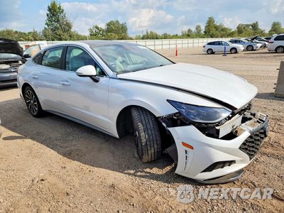 Czwarte zdjęcie samochodu z boku: 2022 HYUNDAI SONATA LIMITED VIN:KMHL34J22NA199707 - miniatura