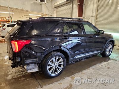 Trzecie zdjęcie samochodu z tyłu: 2023 FORD EXPLORER XLT VIN:1FMSK8DHXPGC07025 - miniatura