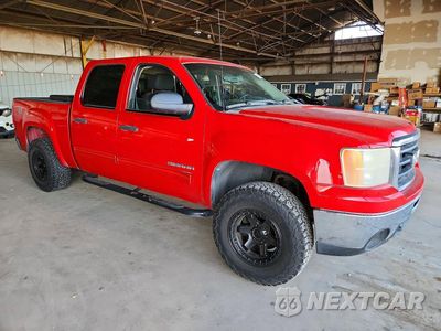 Czwarte zdjęcie samochodu z boku: 2011 GMC SIERRA K1500 SLE VIN:3GTP2VE3XBG248957 - miniatura