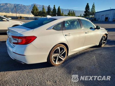 Trzecie zdjęcie samochodu z tyłu: 2020 HONDA ACCORD SPORT VIN:1HGCV1F33LA126214 - miniatura