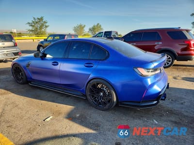 Drugie zdjęcie samochodu z przodu: 2021 BMW M3 COMPETITION VIN:WBS33AY03MFL32847 - miniatura