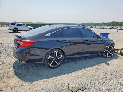 Trzecie zdjęcie samochodu z tyłu: 2019 HONDA ACCORD SPORT VIN:1HGCV1F33KA104812 - miniatura