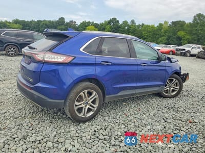 Trzecie zdjęcie samochodu z tyłu: 2015 FORD EDGE TITANIUM VIN:2FMTK4K92FBB10190 - miniatura