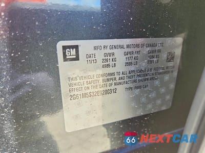 Zdjęcie 12 z 12 samochodu: 2014 CADILLAC XTS LUXURY COLLECTION VIN:2G61M5S32E9200312 - miniatura