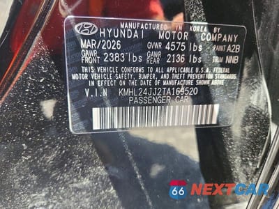 Zdjęcie 12 z 12 samochodu: 2026 HYUNDAI SONATA HYBRID BLUE VIN:KMHL24JJ2TA169520 - miniatura