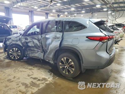 Drugie zdjęcie samochodu z przodu: 2022 TOYOTA HIGHLANDER HYBRID XLE VIN:5TDGBRCH7NS095935 - miniatura