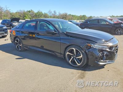 Czwarte zdjęcie samochodu z boku: 2021 HONDA ACCORD SPORT SE VIN:1HGCV1F48MA101951 - miniatura