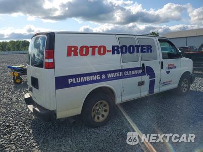 Trzecie zdjęcie samochodu z tyłu: 2014 CHEVROLET EXPRESS G1500 VIN:1GCSGAFX4E1145316 - miniatura