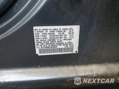 Zdjęcie 12 z 12 samochodu: 2007 HONDA RIDGELINE RTL VIN:2HJYK16597H544214 - miniatura