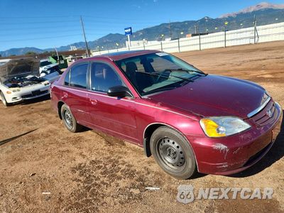 Czwarte zdjęcie samochodu z boku: 2002 HONDA CIVIC EX VIN:1HGES26892L001661 - miniatura