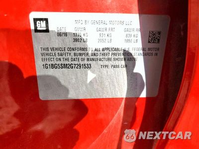 Zdjęcie 13 z 13 samochodu: 2016 CHEVROLET CRUZE PREMIER VIN:1G1BG5SM2G7291533 - miniatura
