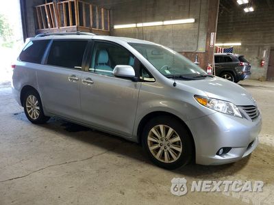 Czwarte zdjęcie samochodu z boku: 2012 TOYOTA SIENNA XLE 7-PASSENGER VIN:5TDDK3DC8CS032925 - miniatura