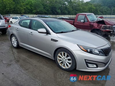 Czwarte zdjęcie samochodu z boku: 2015 KIA OPTIMA EX VIN:5XXGN4A74FG406664 - miniatura