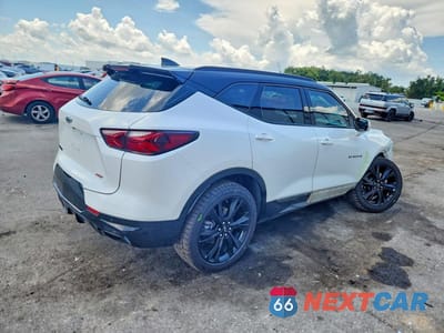 Trzecie zdjęcie samochodu z tyłu: 2022 CHEVROLET BLAZER RS VIN:3GNKBERSXNS237364 - miniatura