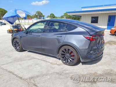 Drugie zdjęcie samochodu z przodu: 2021 TESLA MODEL Y VIN:5YJYGDEF9MF261704 - miniatura