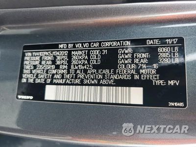 Zdjęcie 13 z 13 samochodu: 2018 VOLVO XC90 T5 VIN:YV4102PK5J1342012 - miniatura
