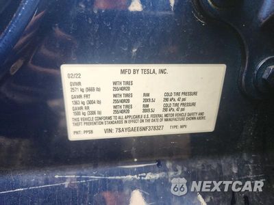 Zdjęcie 12 z 12 samochodu: 2022 TESLA MODEL Y VIN:7SAYGAEE6NF378327 - miniatura
