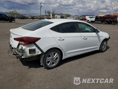 Trzecie zdjęcie samochodu z tyłu: 2020 HYUNDAI ELANTRA SEL VIN:5NPD84LF7LH622121 - miniatura