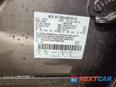 Zdjęcie 13 z 13 samochodu: 2026 FORD EXPLORER ACTIVE VIN:1FMUK7DH4TGB27832 - miniatura