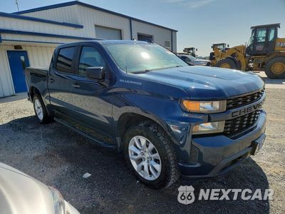 Czwarte zdjęcie samochodu z boku: 2022 CHEVROLET SILVERADO LTD C1500 CUSTOM VIN:3GCPWBEK2NG112109 - miniatura