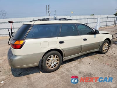 Trzecie zdjęcie samochodu z tyłu: 2003 SUBARU LEGACY OUTBACK AWP VIN:4S3BH675037627234 - miniatura