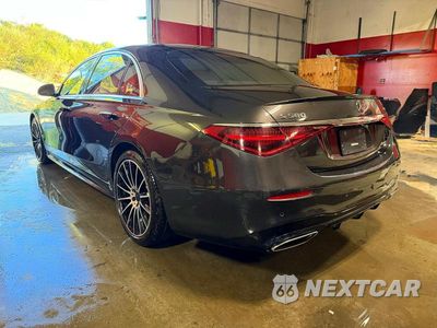Trzecie zdjęcie samochodu z tyłu: 2022 MERCEDES-BENZ S 580 4MATIC VIN:W1K6G7GB2NA127510 - miniatura