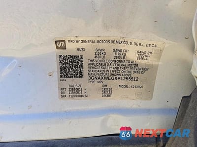 Zdjęcie 13 z 13 samochodu: 2023 CHEVROLET EQUINOX RS VIN:3GNAXWEGXPL255512 - miniatura