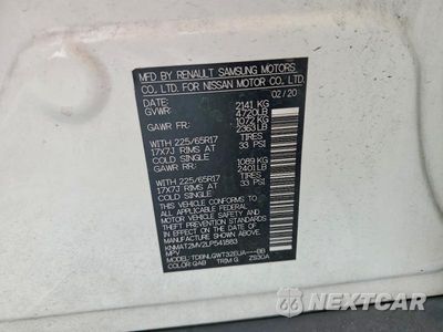 Zdjęcie 14 z 14 samochodu: 2020 NISSAN ROGUE SV VIN:KNMAT2MV2LP541883 - miniatura