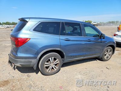 Trzecie zdjęcie samochodu z tyłu: 2018 HONDA PILOT EX VIN:5FNYF6H35JB035364 - miniatura