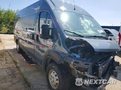 Czwarte zdjęcie samochodu z boku: 2021 RAM PROMASTER 3500 - DELIVERY VAN VIN:3C6MRVJG9ME580143 - miniatura