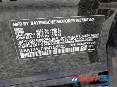 Zdjęcie 12 z 12 samochodu: 2021 BMW M235XI VIN:WBA13AL04M7G55031 - miniatura