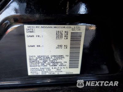Zdjęcie 12 z 12 samochodu: 2016 NISSAN ALTIMA 2.5 S VIN:1N4AL3AP1GC167555 - miniatura