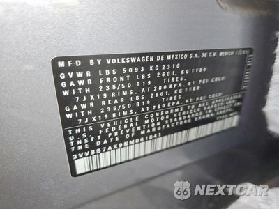 Zdjęcie 12 z 12 samochodu: 2022 VOLKSWAGEN TIGUAN SE R-LINE BLACK VIN:3VV8B7AX9NM061841 - miniatura