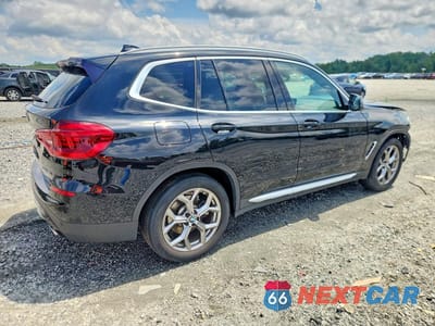 Trzecie zdjęcie samochodu z tyłu: 2021 BMW X3 SDRIVE30I VIN:5UXTY3C02M9E50657 - miniatura