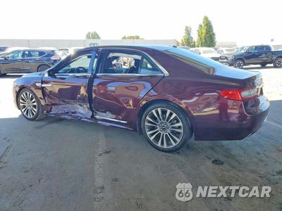 Drugie zdjęcie samochodu z przodu: 2017 LINCOLN CONTINENTAL SELECT VIN:1LN6L9SK4H5605136 - miniatura