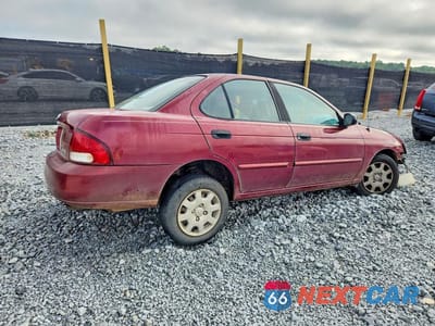 Trzecie zdjęcie samochodu z tyłu: 2001 NISSAN SENTRA XE VIN:3N1CB51D31L420963 - miniatura