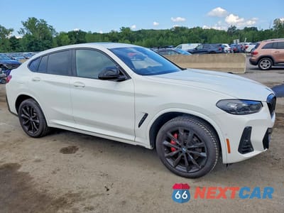 Czwarte zdjęcie samochodu z boku: 2023 BMW X4 M40I VIN:5UX43DT07P9S45863 - miniatura