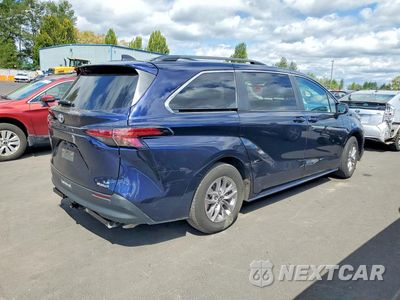 Trzecie zdjęcie samochodu z tyłu: 2022 TOYOTA SIENNA LE VIN:5TDKSKFC9NS067684 - miniatura