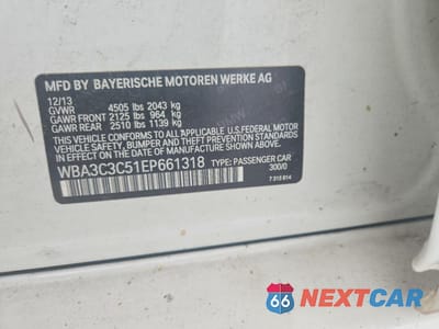 Zdjęcie 12 z 12 samochodu: 2014 BMW 3ER I XDRIVE VIN:WBA3C3C51EP661318 - miniatura
