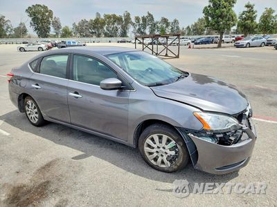 Czwarte zdjęcie samochodu z boku: 2015 NISSAN SENTRA S VIN:3N1AB7AP0FY221859 - miniatura