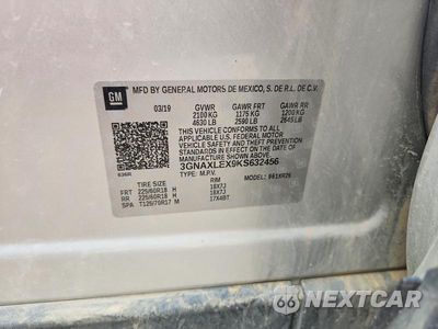 Zdjęcie 13 z 13 samochodu: 2019 CHEVROLET EQUINOX LT VIN:3GNAXLEX9KS632456 - miniatura