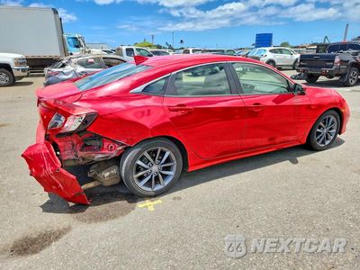 Trzecie zdjęcie samochodu z tyłu: 2019 HONDA CIVIC EX VIN:JHMFC1F32KX002799 - miniatura