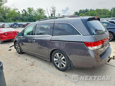 Drugie zdjęcie samochodu z przodu: 2014 HONDA ODYSSEY TOURING VIN:5FNRL5H95EB012944 - miniatura